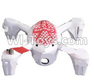 LH-X2 Parts-01 Upper and bottom shell cover,Canopy-White For Lead Honor LH-X2 RC Quadcopter parts,LiHuang rc drone parts